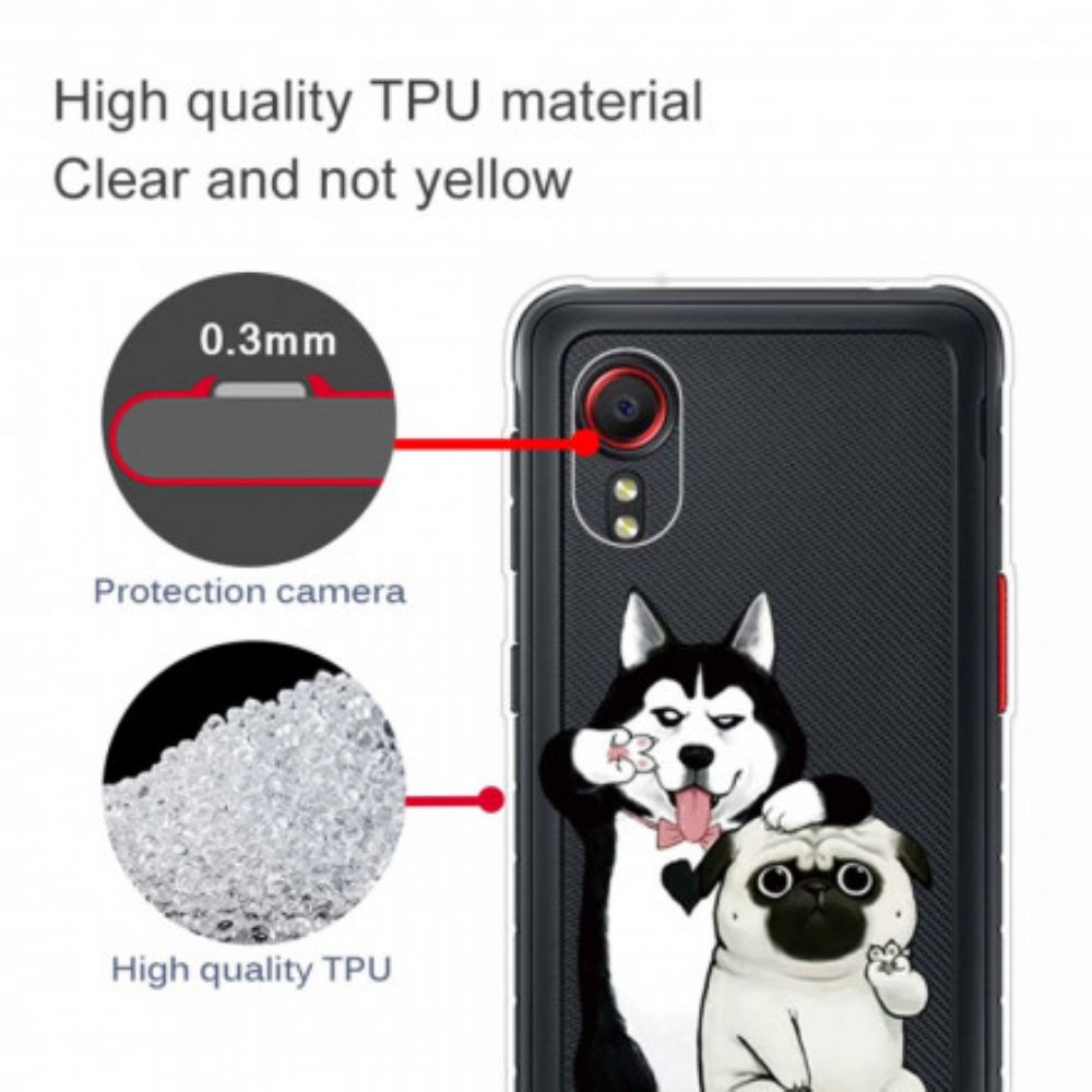 Hülle Für Samsung Galaxy XCover 5 Lustige Hunde