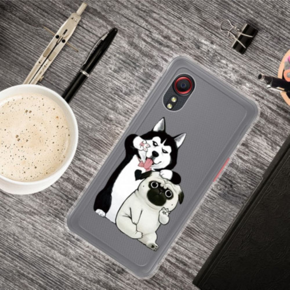 Hülle Für Samsung Galaxy XCover 5 Lustige Hunde