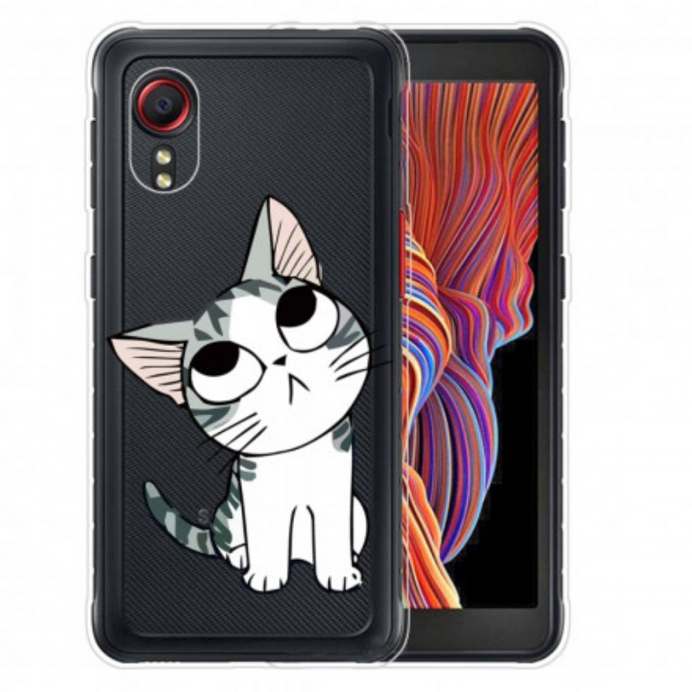 Hülle Für Samsung Galaxy XCover 5 Schöne Katze