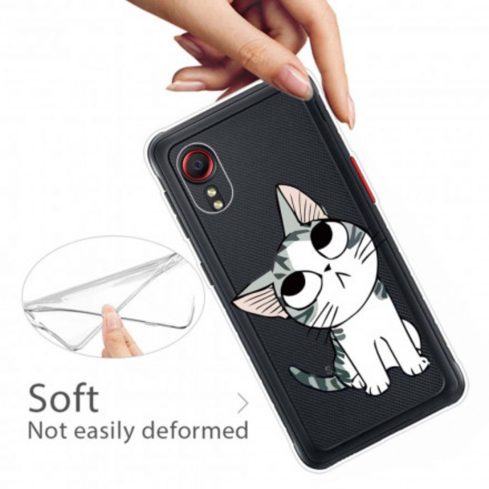 Hülle Für Samsung Galaxy XCover 5 Schöne Katze