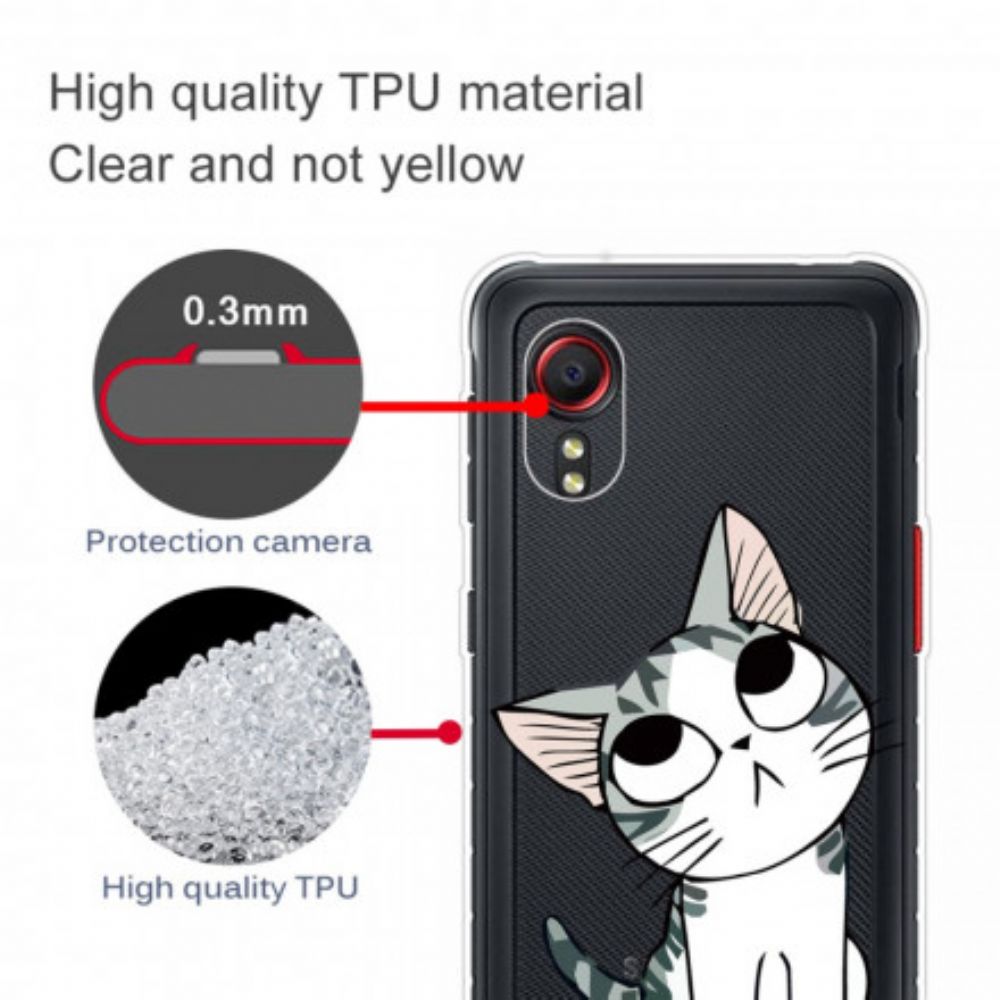 Hülle Für Samsung Galaxy XCover 5 Schöne Katze