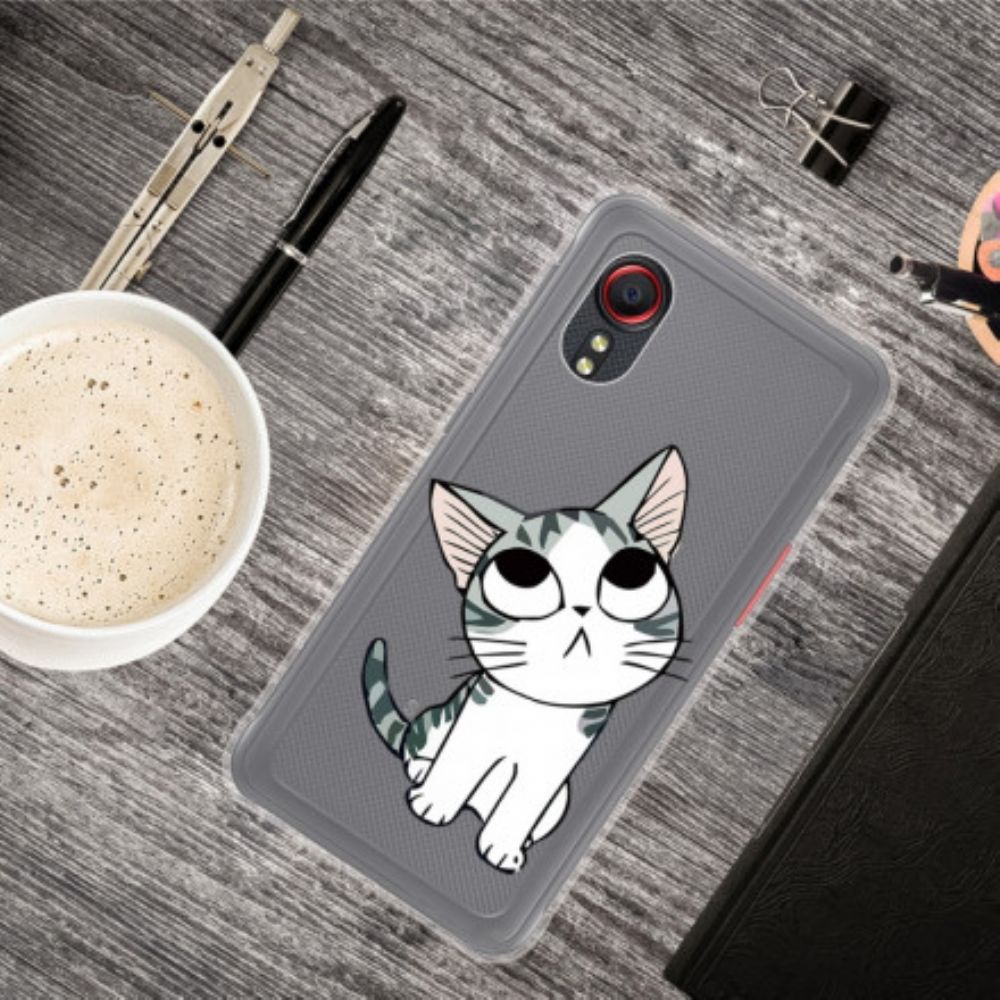 Hülle Für Samsung Galaxy XCover 5 Schöne Katze