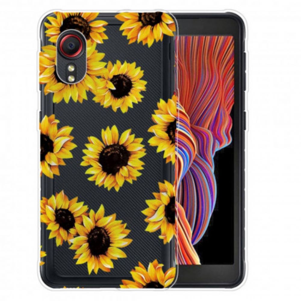 Hülle Für Samsung Galaxy XCover 5 Sonnenblumen