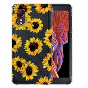 Hülle Für Samsung Galaxy XCover 5 Sonnenblumen