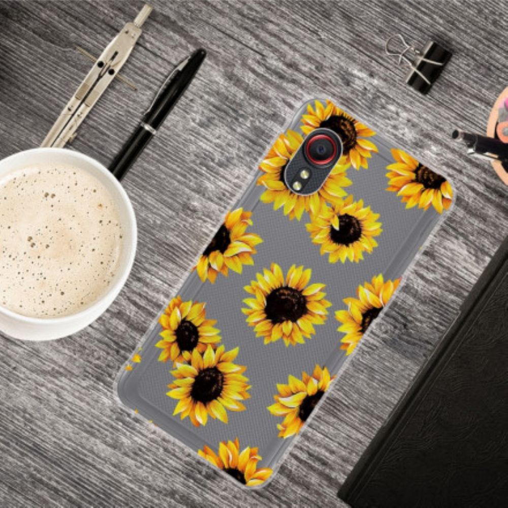 Hülle Für Samsung Galaxy XCover 5 Sonnenblumen