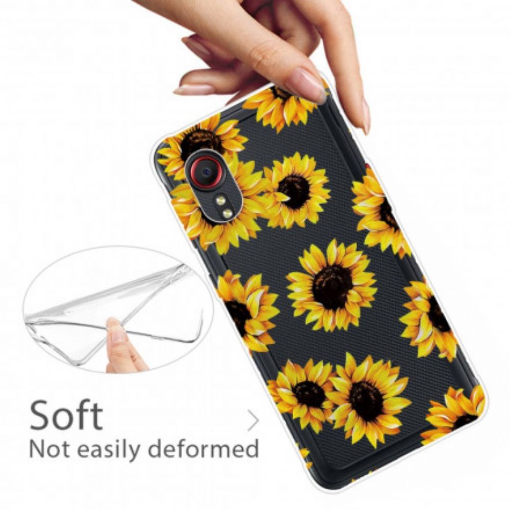 Hülle Für Samsung Galaxy XCover 5 Sonnenblumen