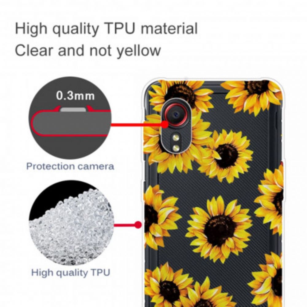 Hülle Für Samsung Galaxy XCover 5 Sonnenblumen