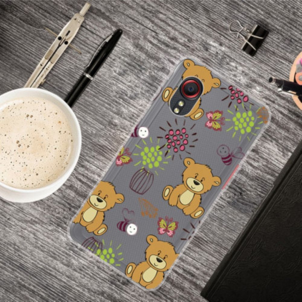 Hülle Für Samsung Galaxy XCover 5 Teddybären Top