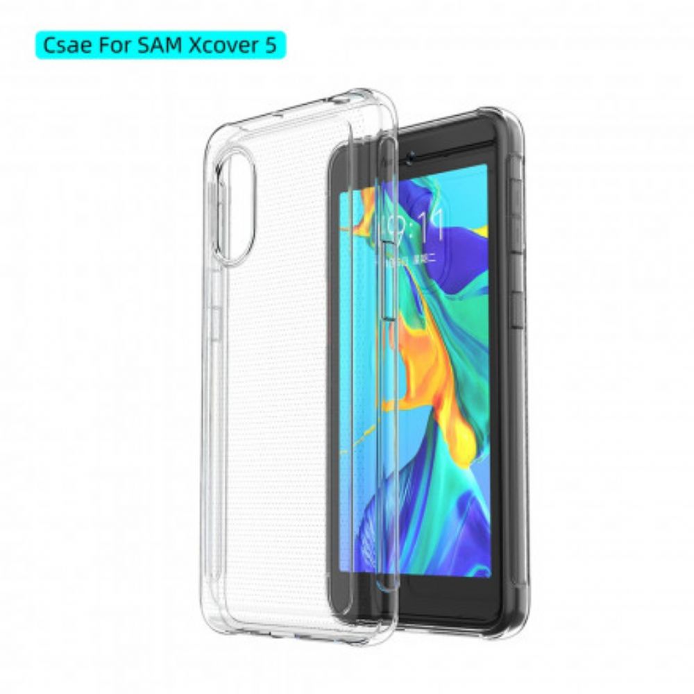 Hülle Für Samsung Galaxy XCover 5 Transparenter Kristall