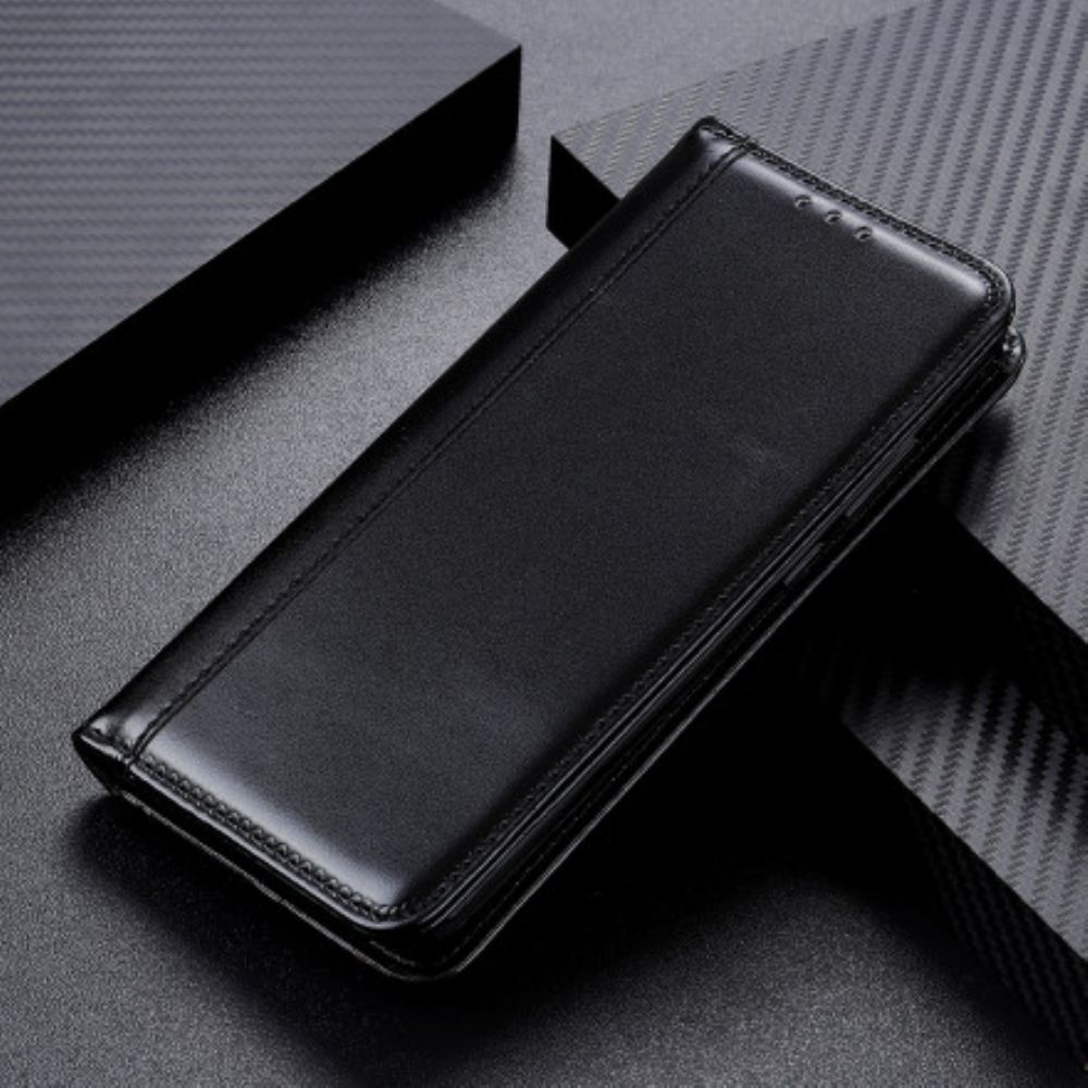 Schutzhülle Für Samsung Galaxy XCover 5 Flip Case Glänzendes Spaltleder