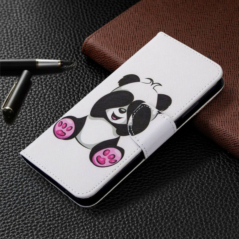 Flip Case Für Huawei P40 Lite E / Huawei Y7p Panda-spaß