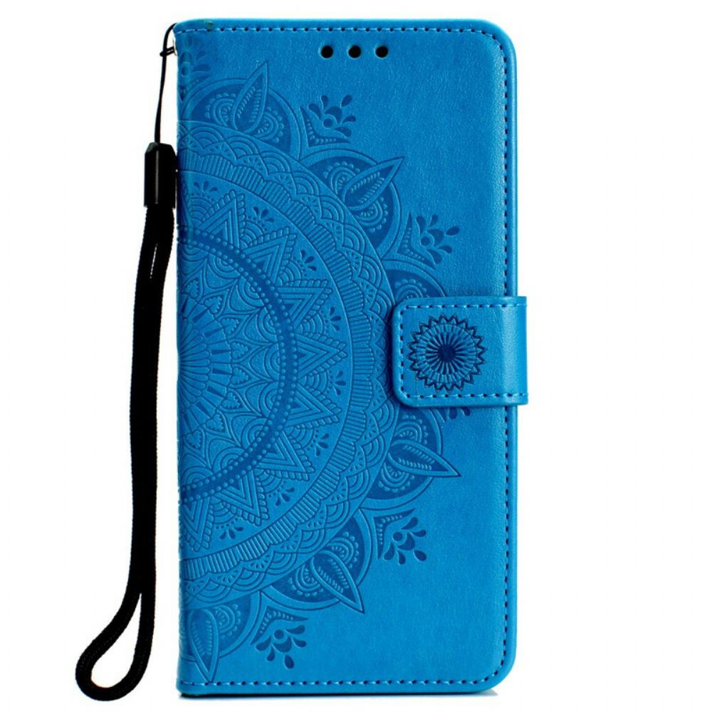 Flip Case Für Huawei P40 Lite E / Huawei Y7p Sonnen-mandala