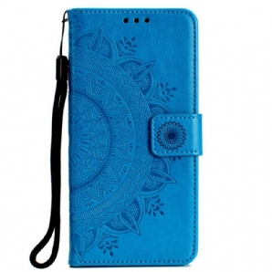 Flip Case Für Huawei P40 Lite E / Huawei Y7p Sonnen-mandala