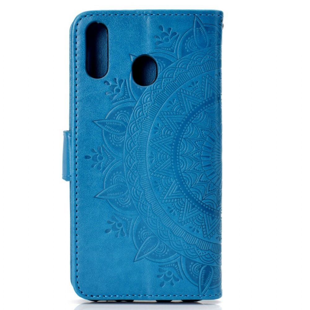 Flip Case Für Huawei P40 Lite E / Huawei Y7p Sonnen-mandala