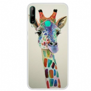 Handyhülle Für Huawei P40 Lite E / Huawei Y7p Bunte Giraffe