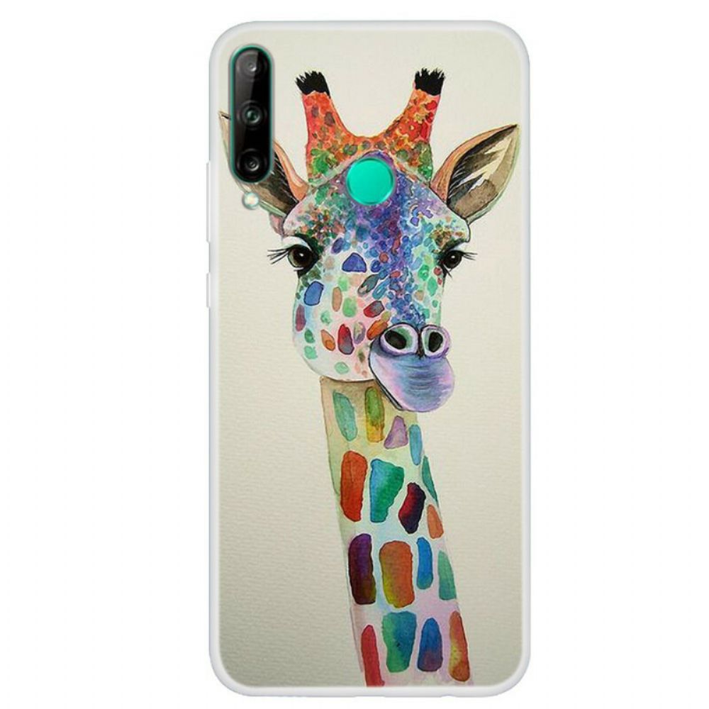 Handyhülle Für Huawei P40 Lite E / Huawei Y7p Bunte Giraffe