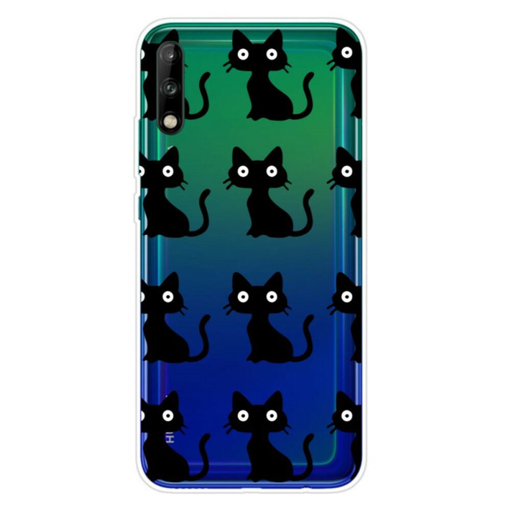 Hülle Für Huawei P40 Lite E / Huawei Y7p Mehrere Schwarze Katzen