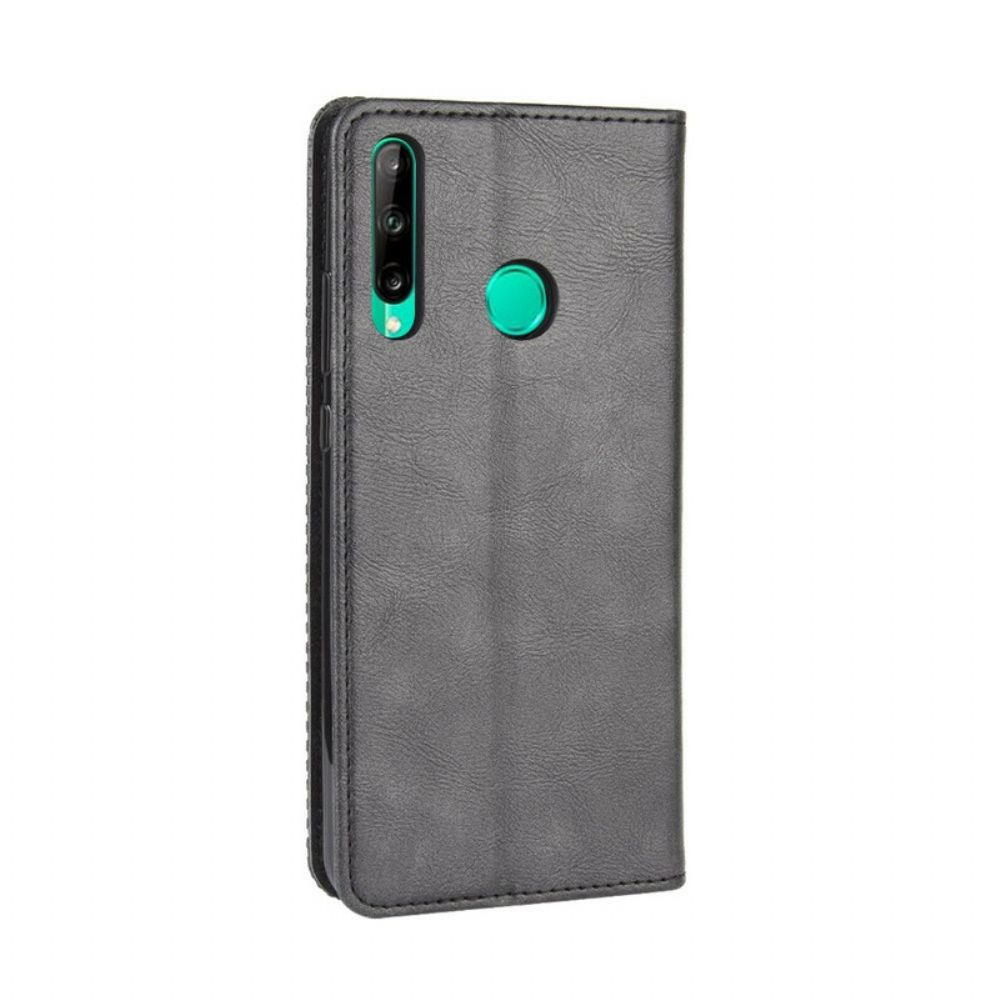 Schutzhülle Für Huawei P40 Lite E / Huawei Y7p Flip Case Gestylter Vintage-leder-effekt