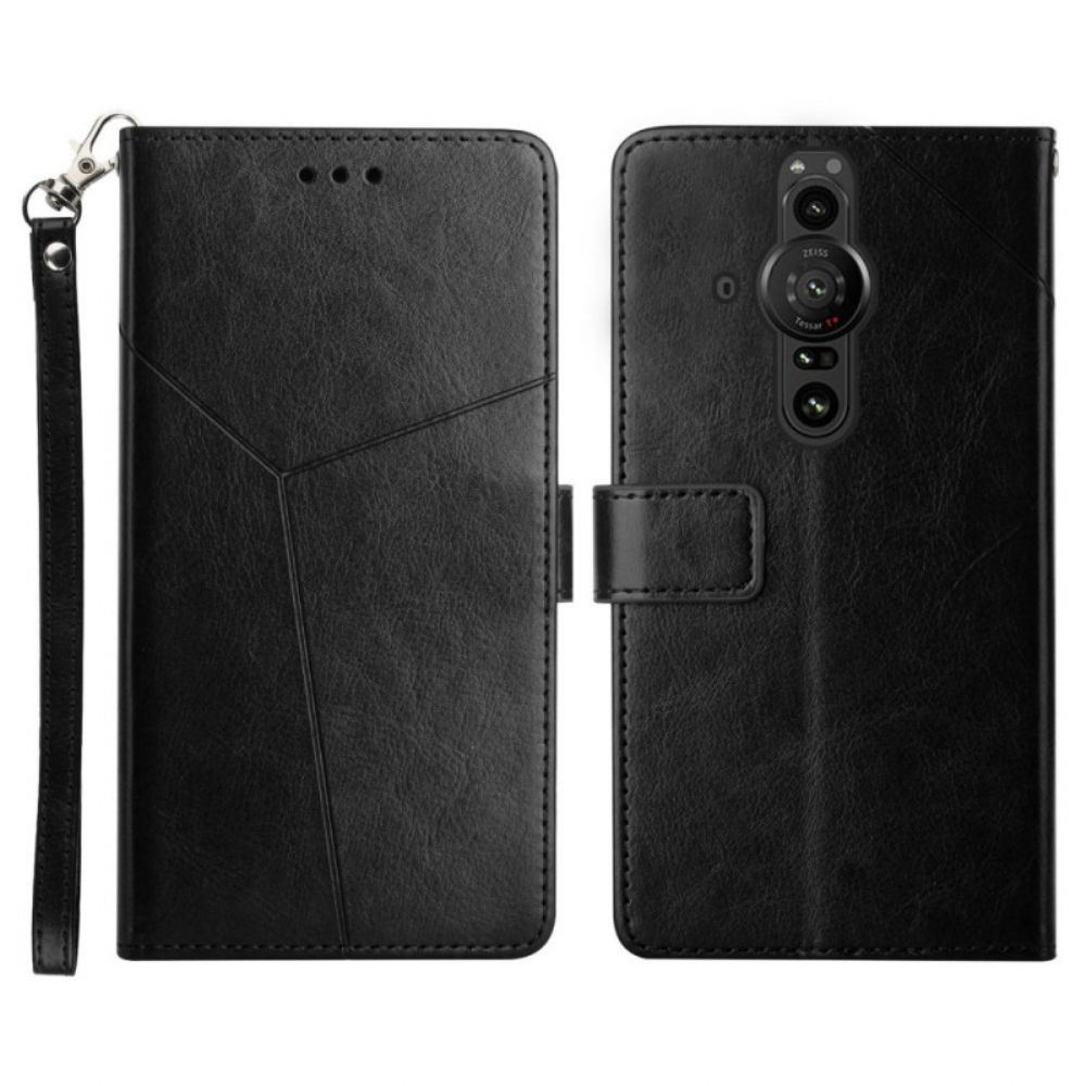 Lederhüllen Für Sony Xperia Pro-I Geo Y Design Leather Style