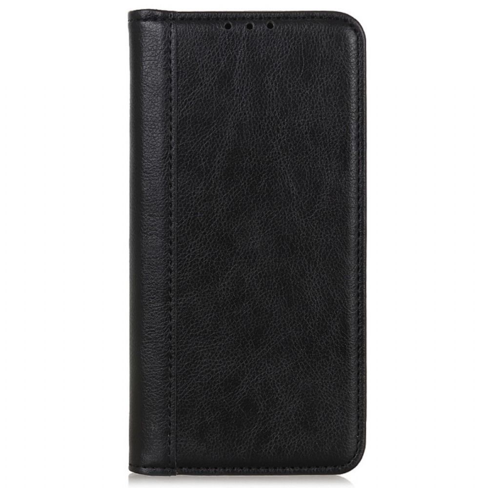 Schutzhülle Für Sony Xperia Pro-I Flip Case Elegance Litschi-spaltleder