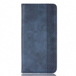 Schutzhülle Für Sony Xperia Pro-I Flip Case Stilisierter Vintage-ledereffekt