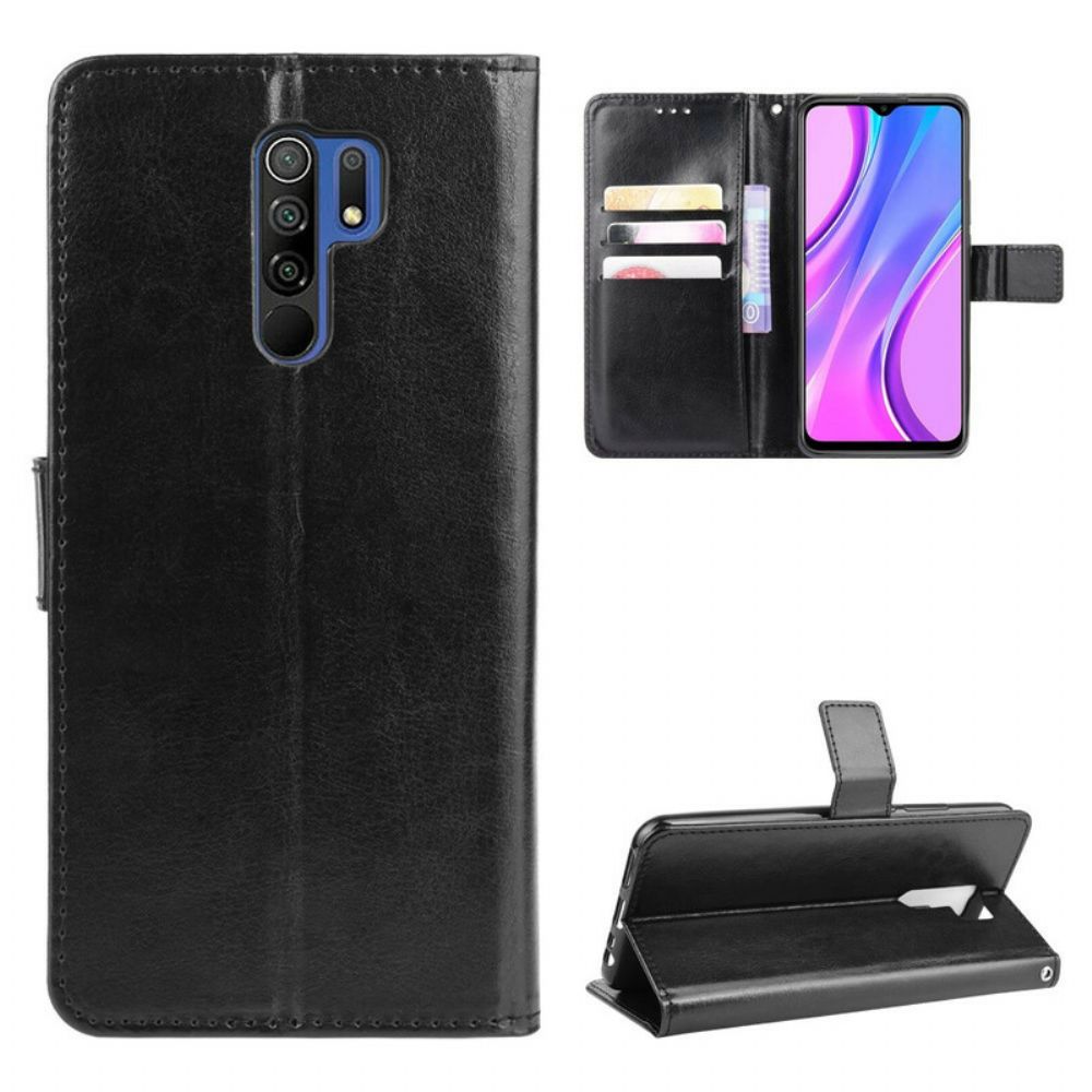 Flip Case Für Xiaomi Redmi 9 Auffälliges Kunstleder