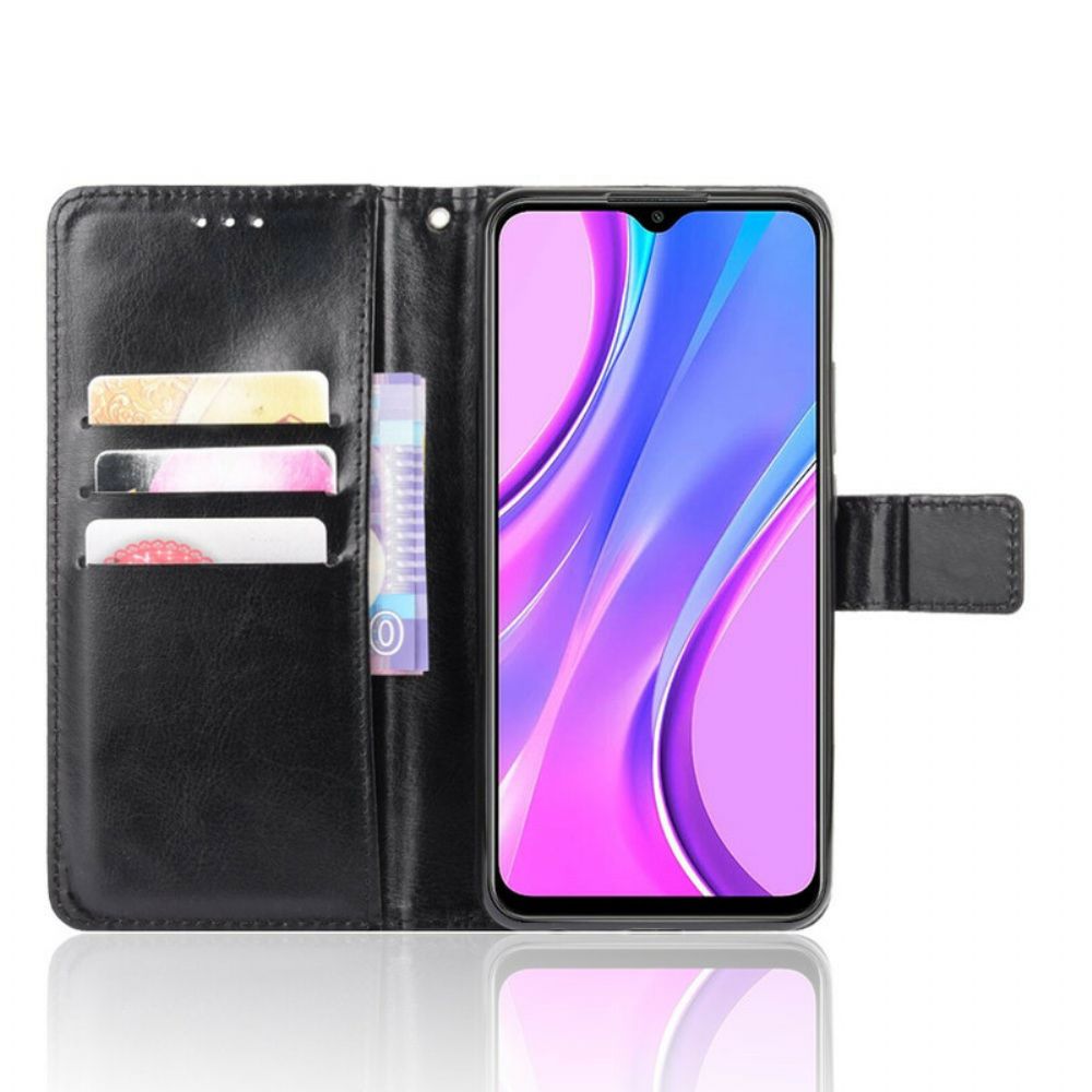 Flip Case Für Xiaomi Redmi 9 Auffälliges Kunstleder