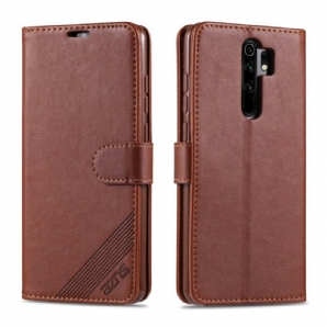 Flip Case Für Xiaomi Redmi 9 Azns Kunstleder