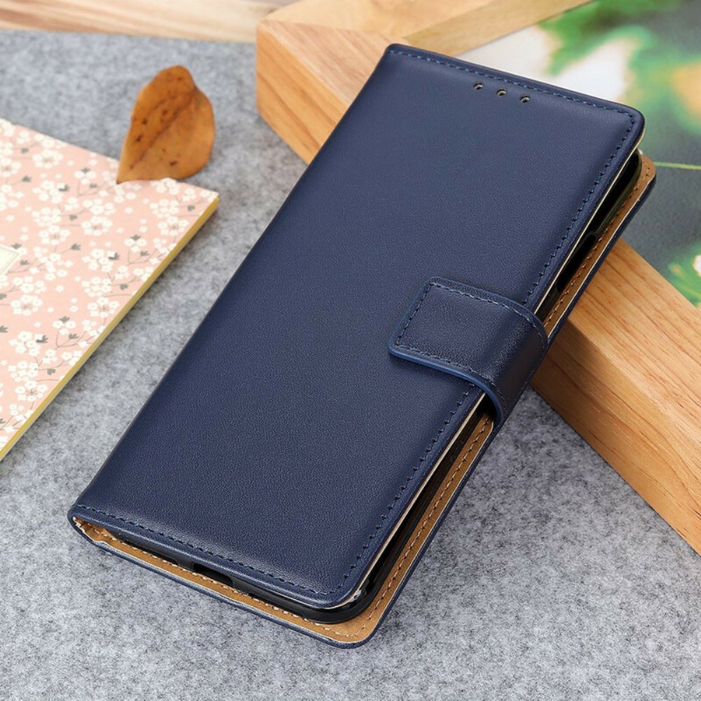 Flip Case Für Xiaomi Redmi 9 Einfaches Kunstleder