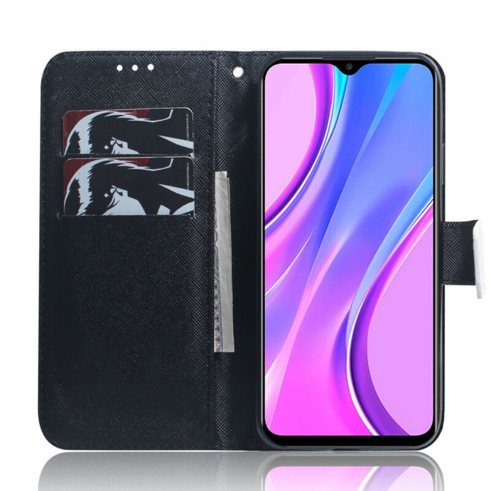 Flip Case Für Xiaomi Redmi 9 Emoji-telefon