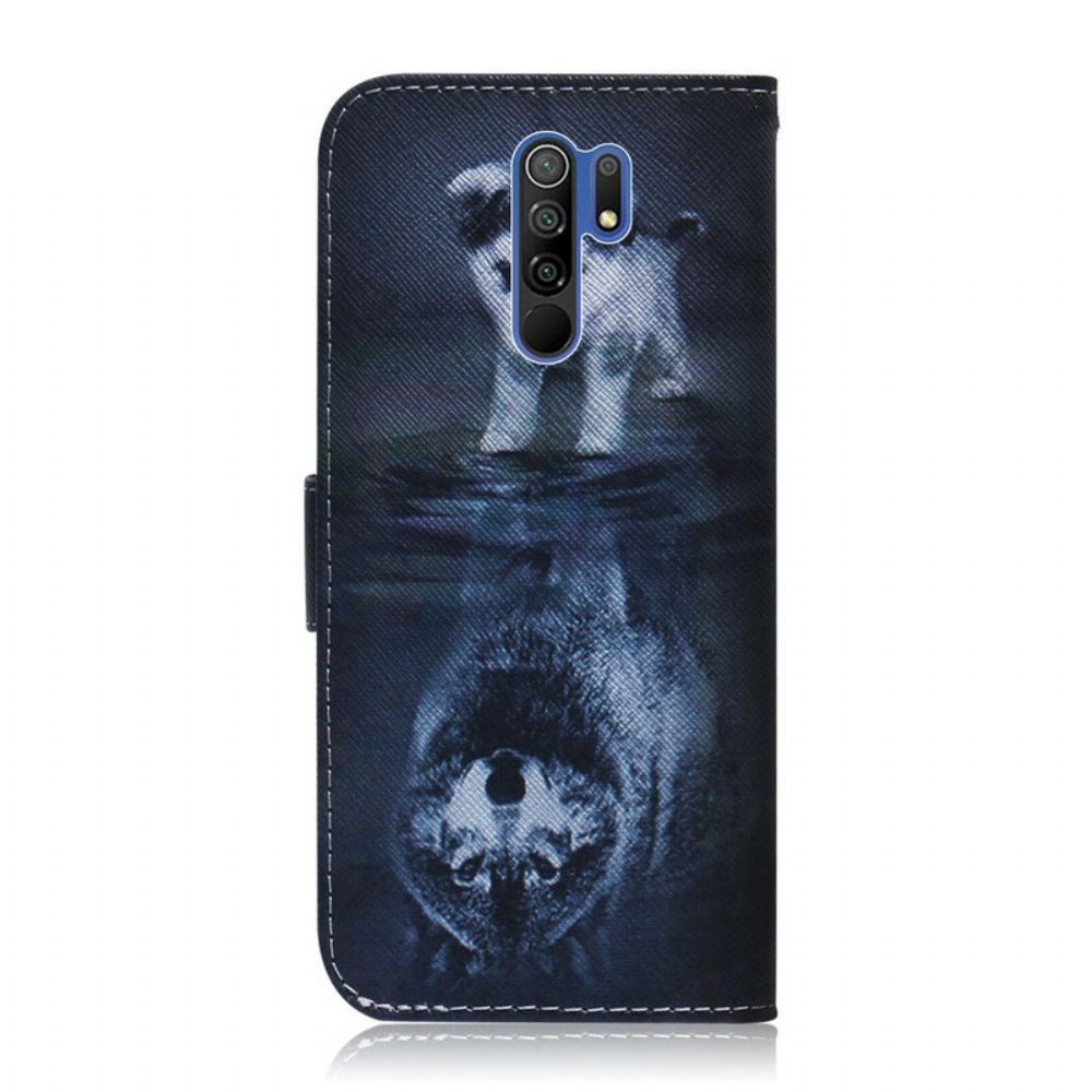 Flip Case Für Xiaomi Redmi 9 Ernesto Der Wolf