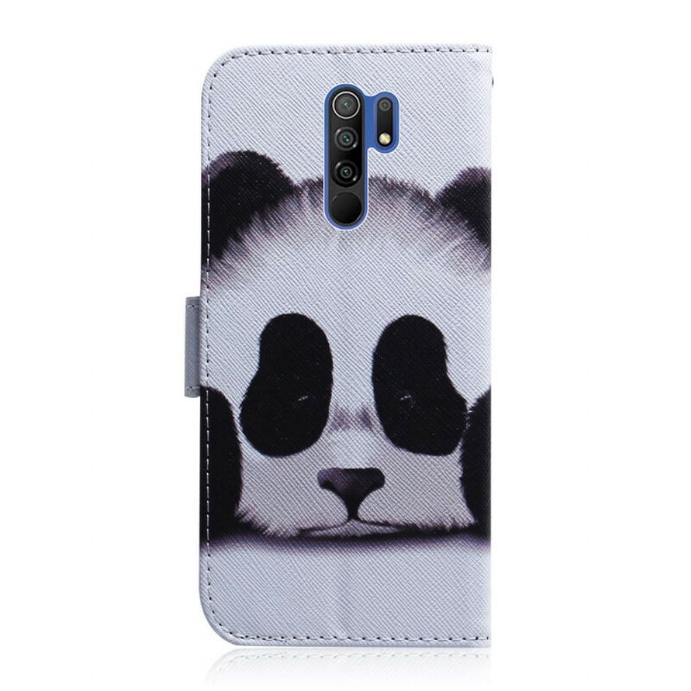 Flip Case Für Xiaomi Redmi 9 Pandagesicht