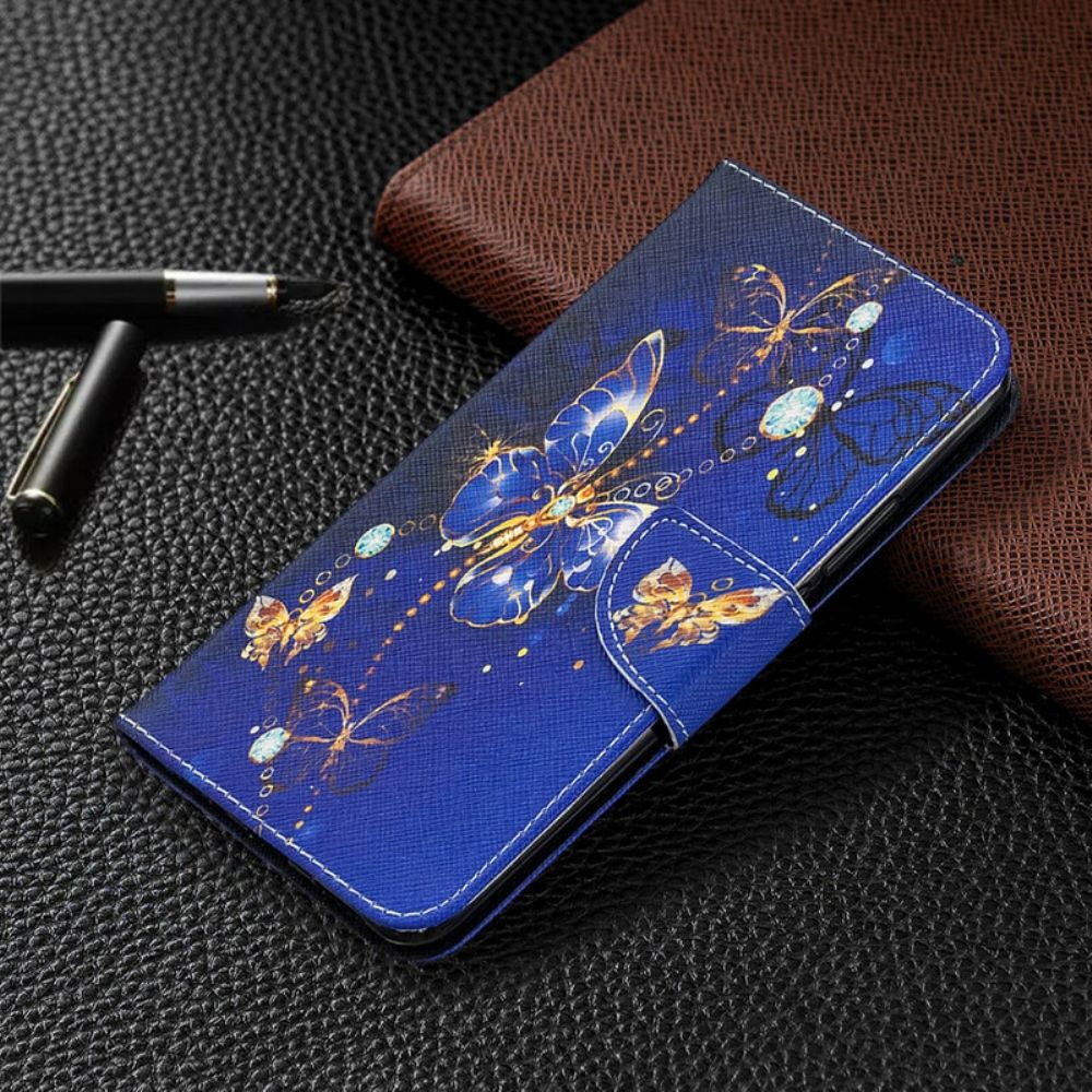 Flip Case Für Xiaomi Redmi 9 Unglaubliche Schmetterlinge