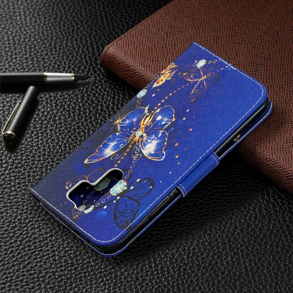 Flip Case Für Xiaomi Redmi 9 Unglaubliche Schmetterlinge