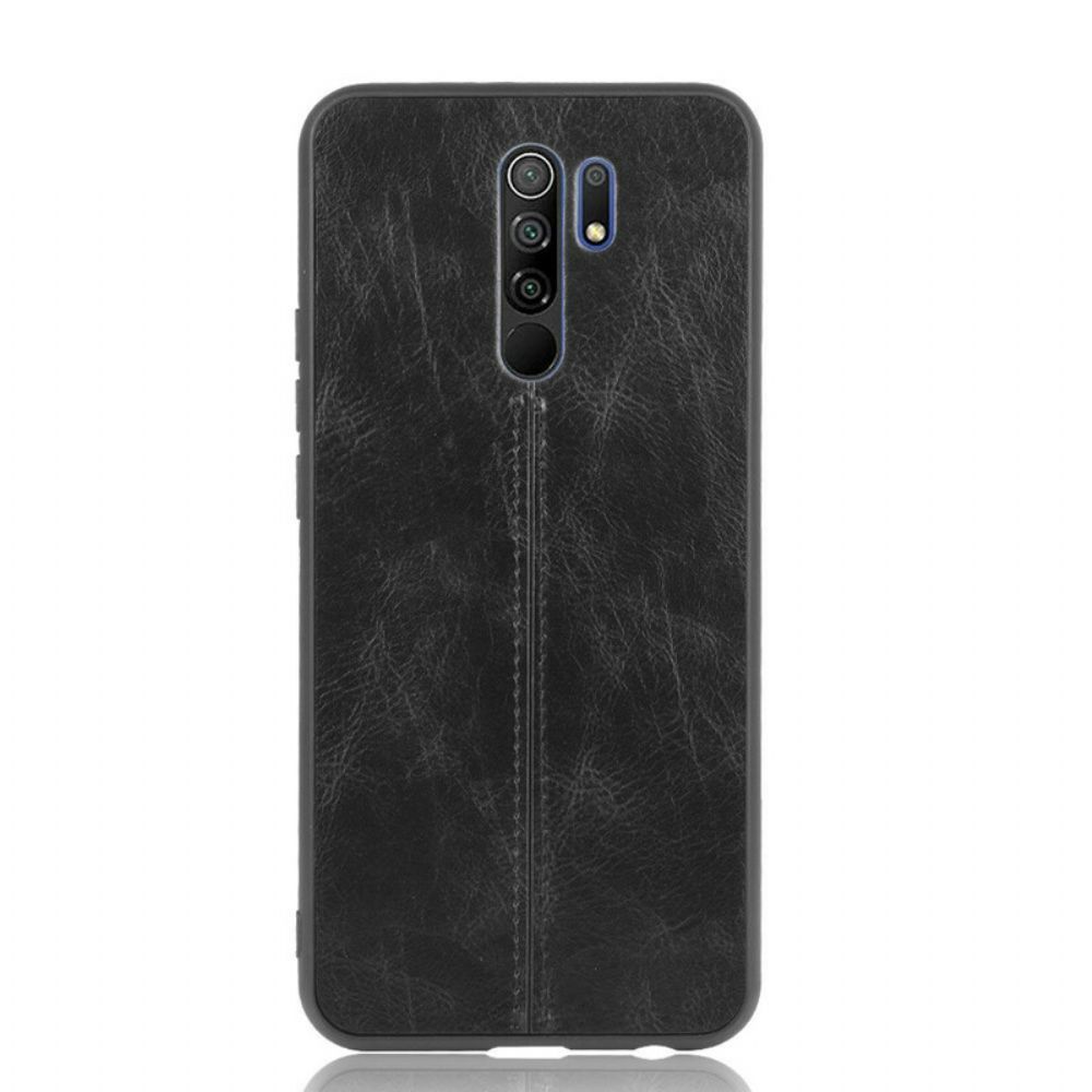 Handyhülle Für Xiaomi Redmi 9 Nähte Lederoptik