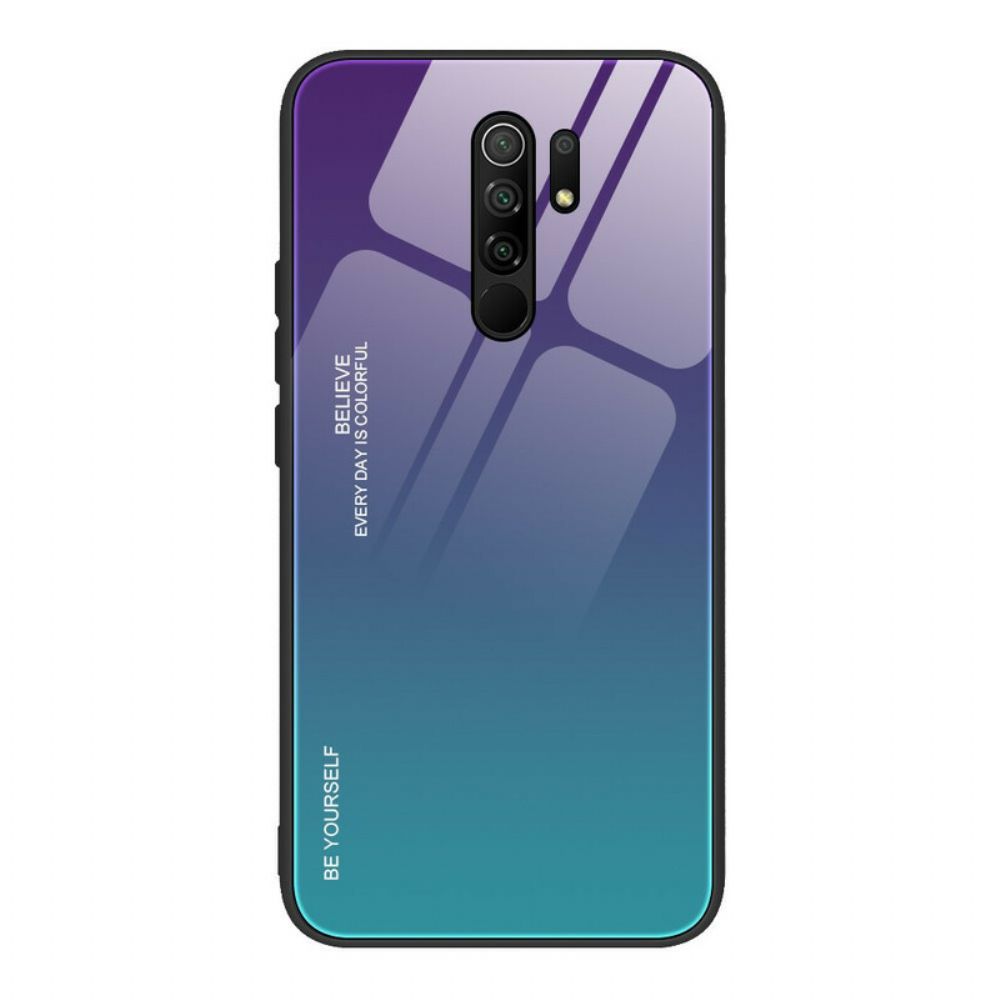 Handyhülle Für Xiaomi Redmi 9 Sei Du Selbst Gehärtetes Glas