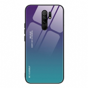 Handyhülle Für Xiaomi Redmi 9 Sei Du Selbst Gehärtetes Glas