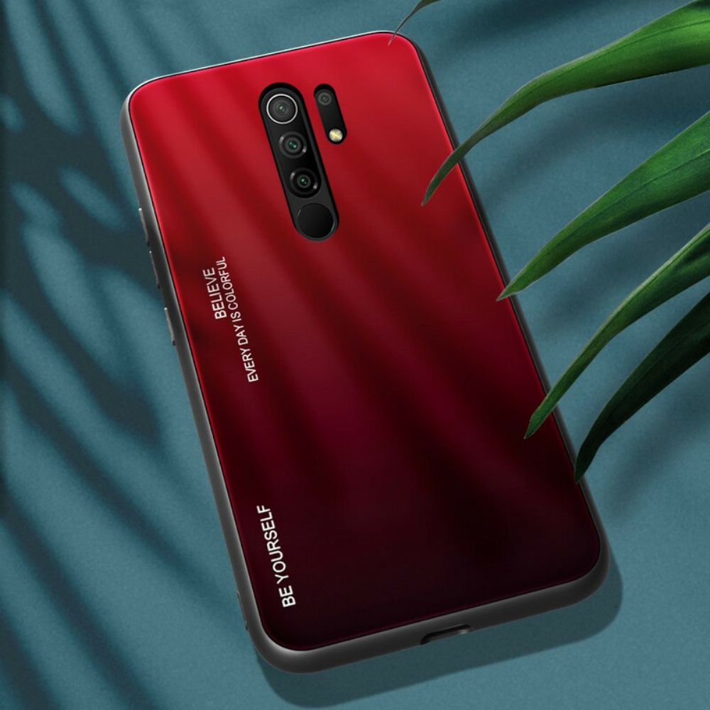 Handyhülle Für Xiaomi Redmi 9 Sei Du Selbst Gehärtetes Glas