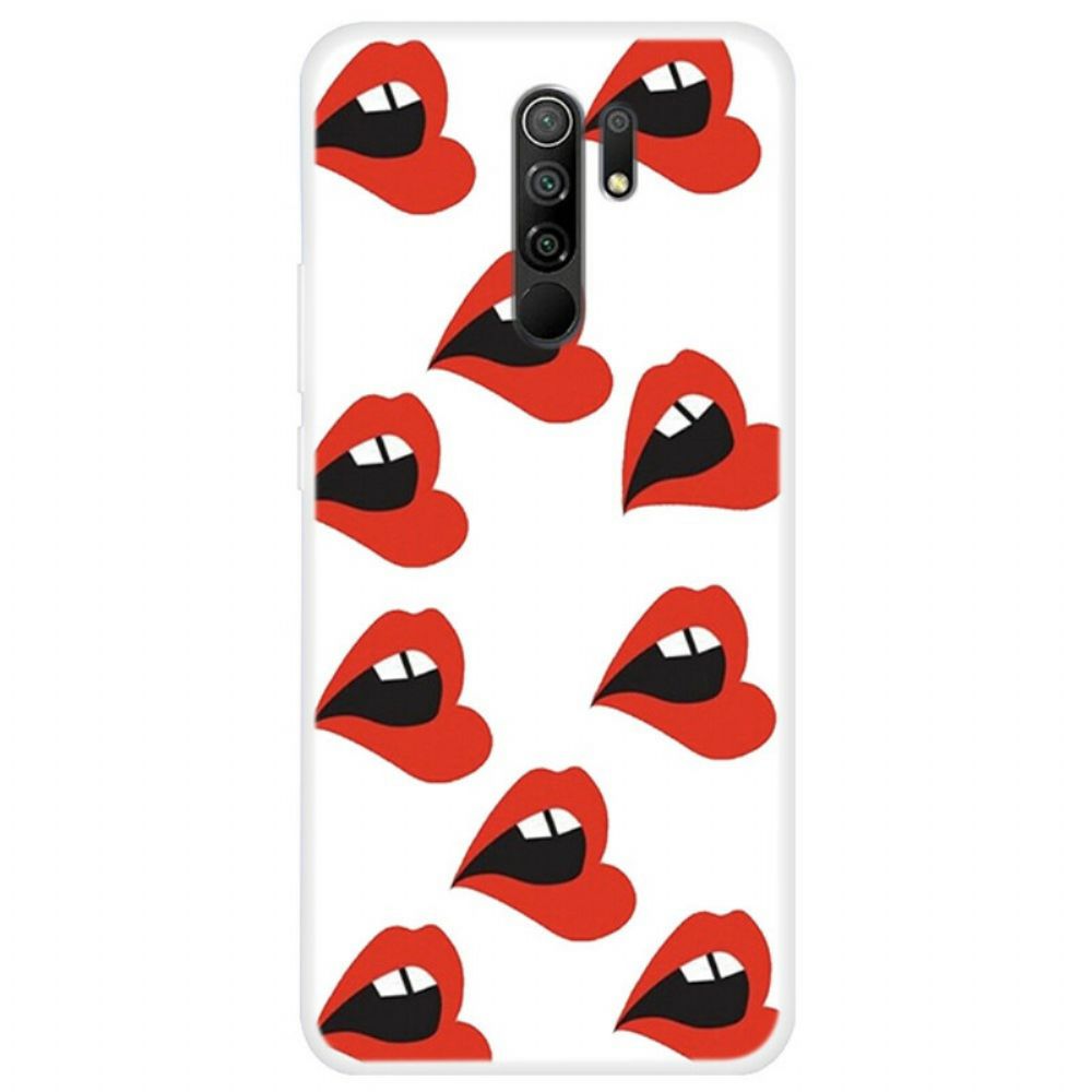 Hülle Für Xiaomi Redmi 9 Plumping Lippen