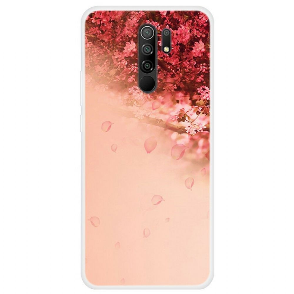 Hülle Für Xiaomi Redmi 9 Transparenter Romantikbaum