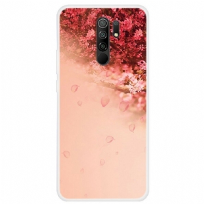 Hülle Für Xiaomi Redmi 9 Transparenter Romantikbaum