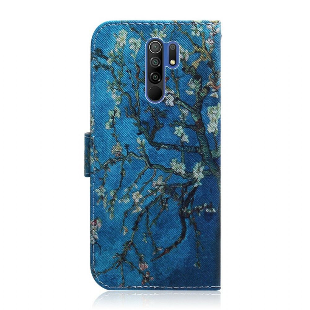 Lederhüllen Für Xiaomi Redmi 9 Blühender Ast