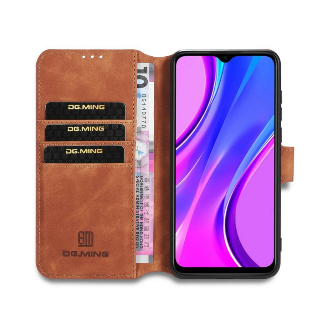 Lederhüllen Für Xiaomi Redmi 9 Dg.ming Retro