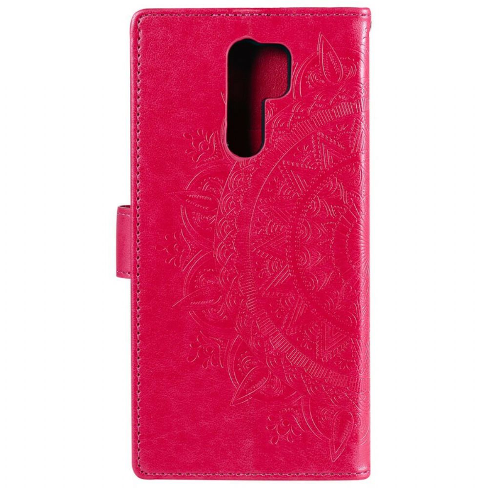 Lederhüllen Für Xiaomi Redmi 9 Sonnen-mandala