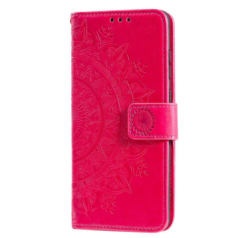 Lederhüllen Für Xiaomi Redmi 9 Sonnen-mandala