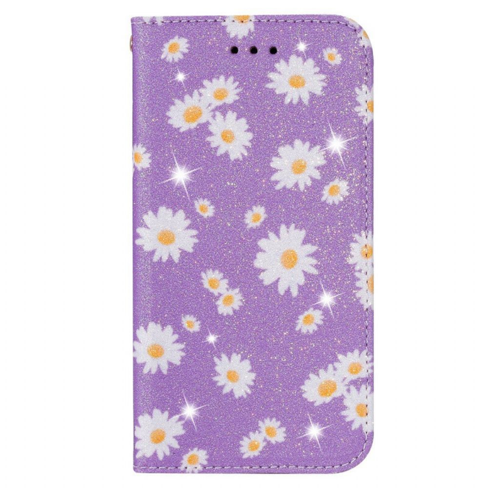 Schutzhülle Für Xiaomi Redmi 9 Flip Case Gänseblümchen