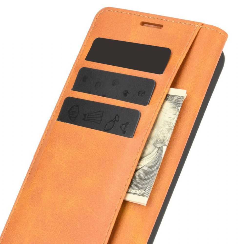 Flip Case Für iPhone 12 Mini Vintage-leder-stil