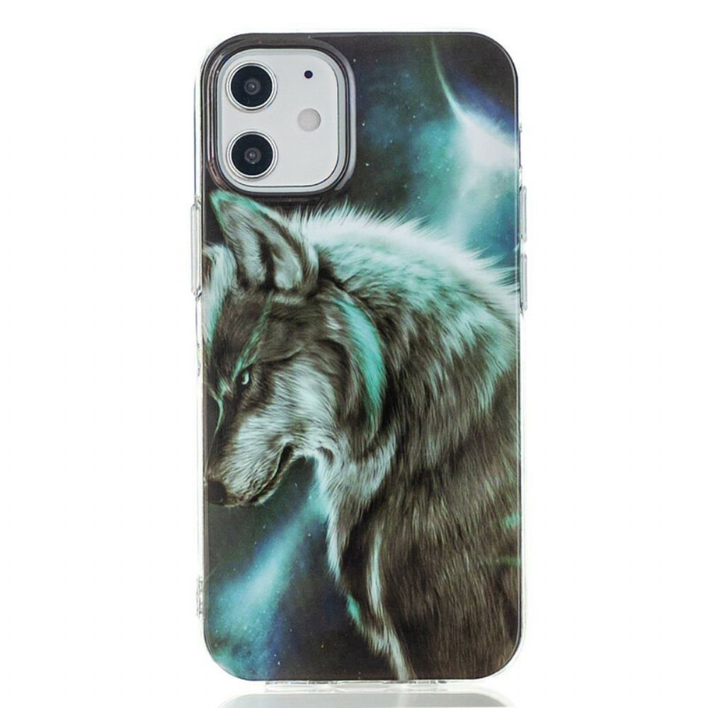 Handyhülle Für iPhone 12 Mini Königlicher Wolf