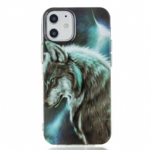 Handyhülle Für iPhone 12 Mini Königlicher Wolf