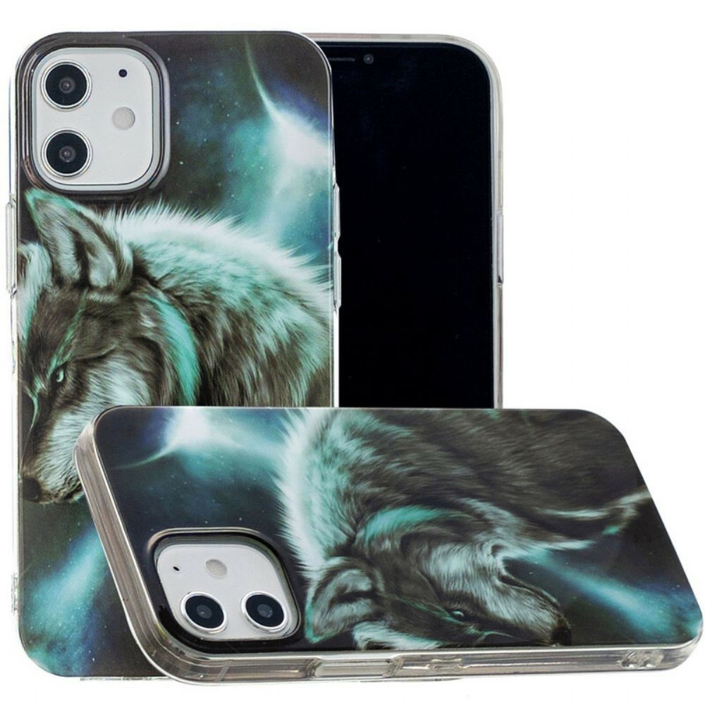 Handyhülle Für iPhone 12 Mini Königlicher Wolf